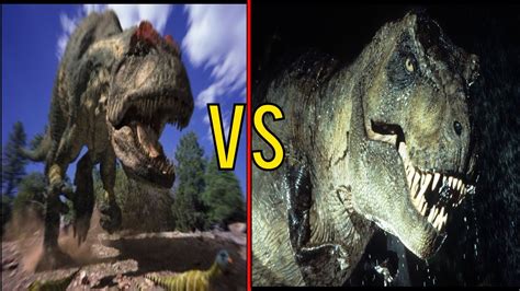 Allosaurus Vs Tyrannosaurus Rex Who Would Win Youtube