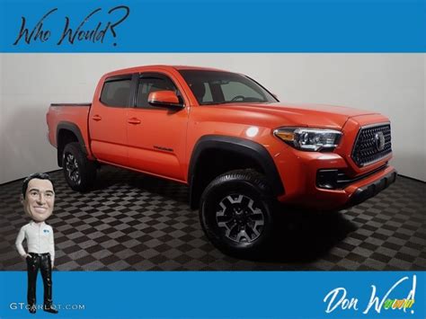 Inferno Orange Toyota Tacoma Trd Off Road Double Cab X