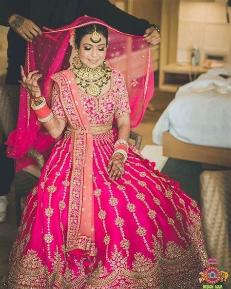 Stunning Bridal Looks For Weddings With Heavy Bridal Lehengas