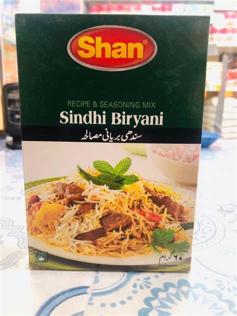 788821019141 Shan Sindhi Biriyani Recipe And Seasoning Mix 60g