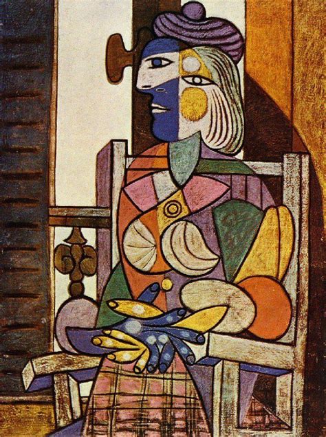 Pablo Picasso Mujer sentada en la ventana Marie Thérèse 1937