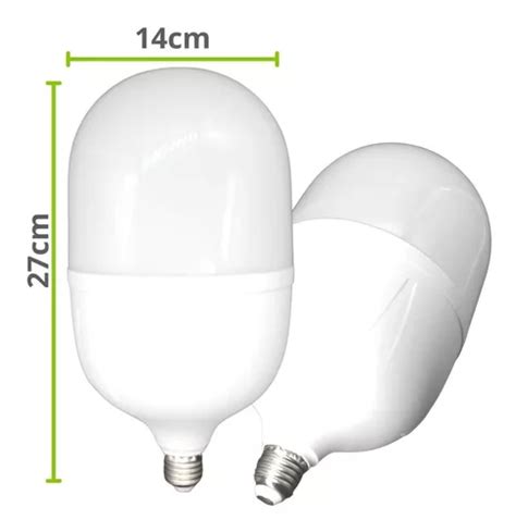 Foco Led Super Potente Tipo Huevo W W Luz Blanca