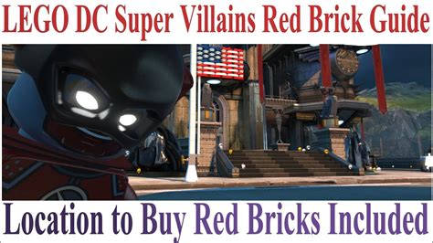 Lego Dc Super Villains Red Bricks Free Play And Red Brick Buy Location