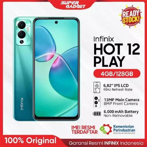 Jual Infinix Hot Play Gb Gb Gb Garansi Resmi Infinix Tahun Indonesia Support