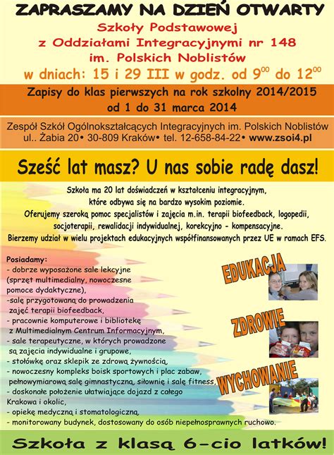 Plakat Sp Dzielnica Xii Bie An W Prokocim Miasta Krakowa