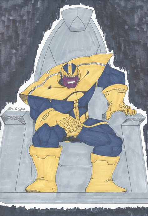 Thanos The Mad Titan By Robertmacquarrie1 On Deviantart