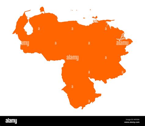 map of venezuela Stock Photo - Alamy