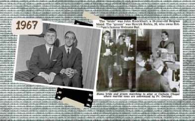 Vintage Gay Couple Marry In Catholic Church