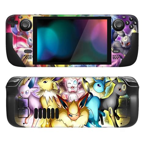 Cute Pokemon Steam Deck Skin Full Wrap Vinyl Skin For Steam Deck