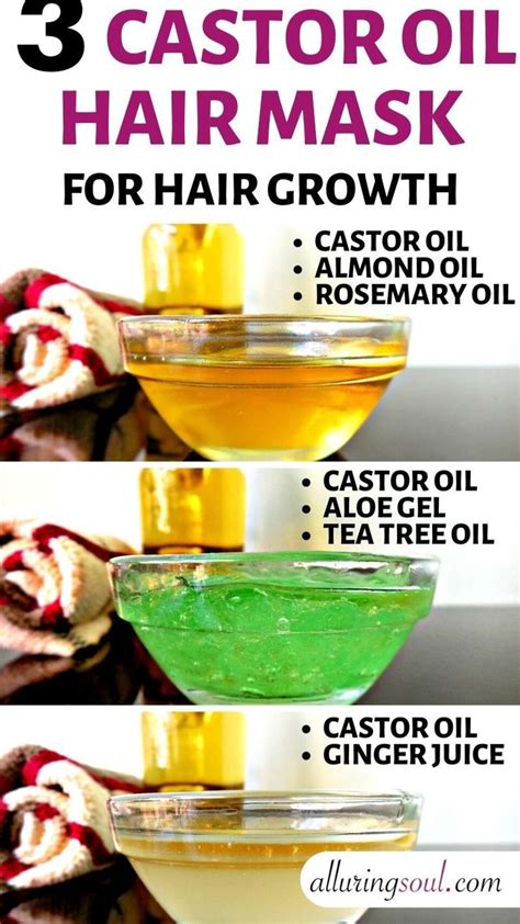 CASTOR OIL HAIR MASK | Castor oil for hair growth, Hair growth oil ...