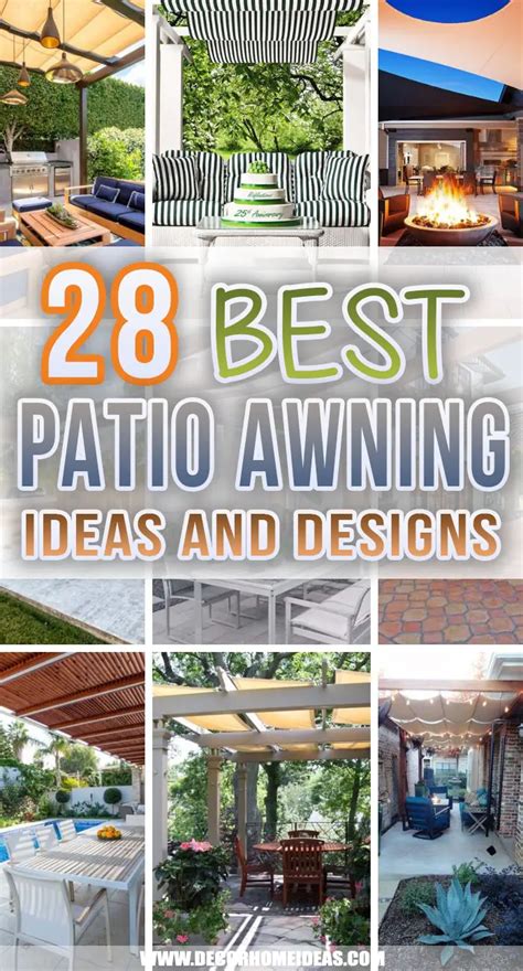 28 Best Patio Awning Ideas and Designs for 2024 | Decor Home Ideas