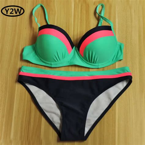 2017 Women Sexy Brazilian Bikinis Sexy Beach Swimsuit Push Up Bikini