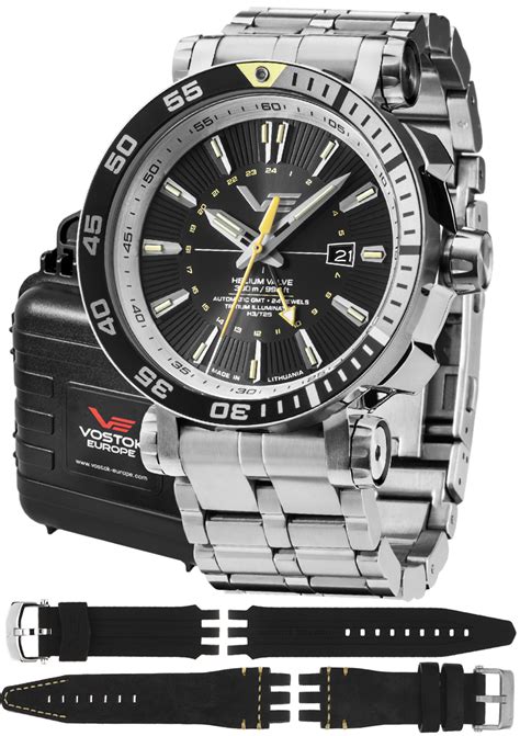 Vostok Europe NH34 575A718B Energia Rocket Automatic GMT Zegarek Net