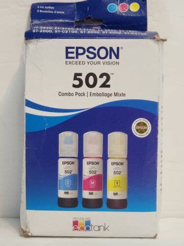 Buy Epson T Ecotank Ink Ultra High Capacity Bottle Color Combo Pack