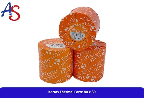 Kertas Kasir Parkir Roll Kertas Thermal Roll 80x80 Forte Lazada