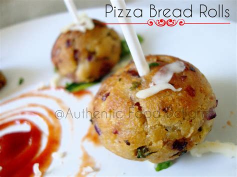 Authentic Food Delights: Pizza Bread rolls