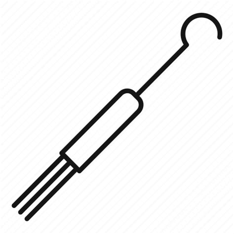 Tattoo Needle Set Vector Thin Icon Download On Iconfinder