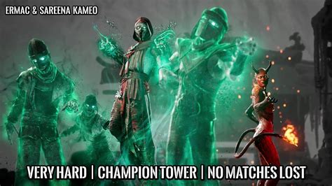 Mortal Kombat Ermac Sareena Kameo Very Hard Champion Tower