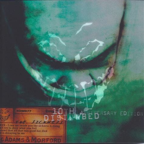 Disturbed The Sickness Cd 10th Anniversary Edition Album Limited Edition Remastered