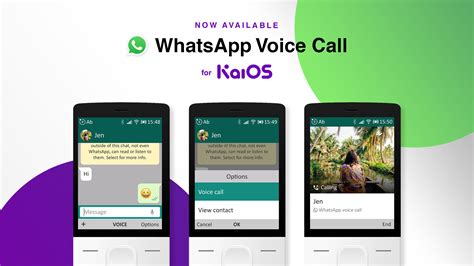 WhatsApp data voice calls available on KaiOS devices