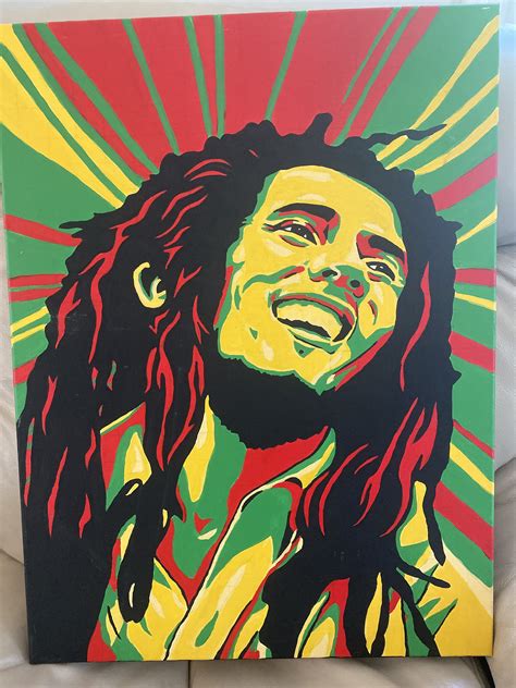 Bob Marley Painting