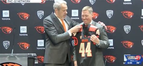 Excited For The Opportunity New Oregon State Head Coach Trent Bray