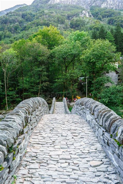 Bridge in Lavertezzo, Verzasca Valley Stock Image - Image of culture ...