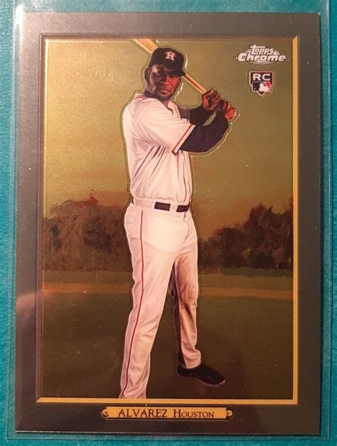 Topps Turkey Red Chrome Yordan Alvarez Rookie Houston Astros