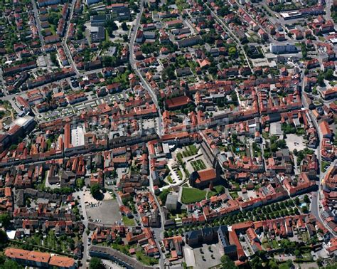 Luftaufnahme Heilbad Heiligenstadt Stadtansicht Vom Innenstadtbereich