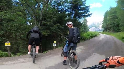 Downhill Schwarzleo Trail Bikepark Leogang Youtube