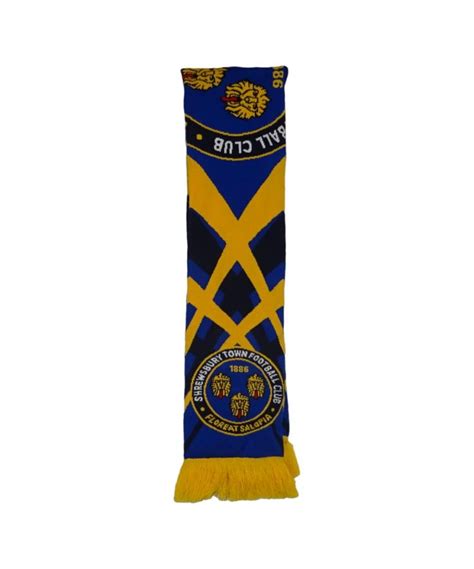 Shrewsbury Town Football Scarf The Kitman Football Shirts