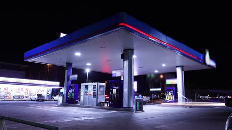 Petrol Station Stock Video Footage for Free Download