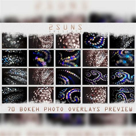 Bokeh overlay, Photoshop overlay, Neon overlays, Prism Christmas