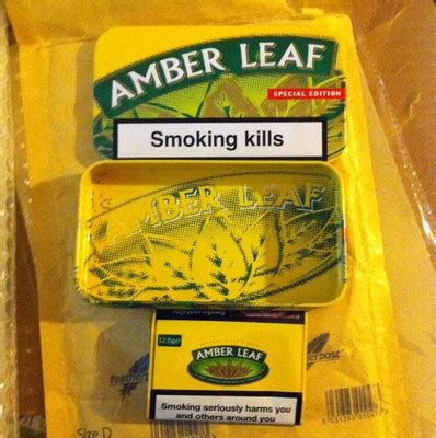 Amber Leaf Special Edition Tobacco Tin And 12.5g + 25g Pouch | #268562514