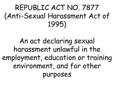 Republic Act 7877