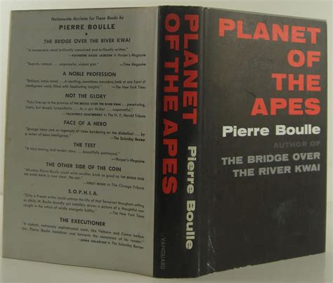 Planet Of The Apes By Boulle Pierre Hardcover 1963 The Vanguard Press Biblio