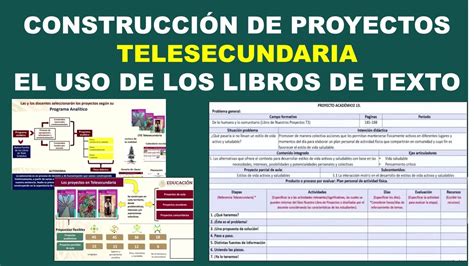 Construcci N De Proyectos En Telesecundaria El Uso De Los Libros De