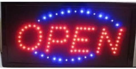 Flashing LED Open Sign 19" X 10" - Walmart.com