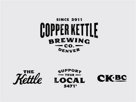 Copper Kettle Assets Retro Graphic Design Typography Inspiration