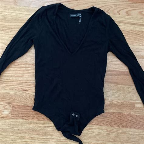 Naked Wardrobe Bodysuit Some Polling All Over Depop