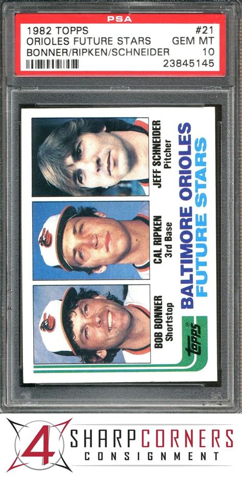 Cal Ripken Jr 1982 Topps 21 Future Stars Price Guide Sports Card