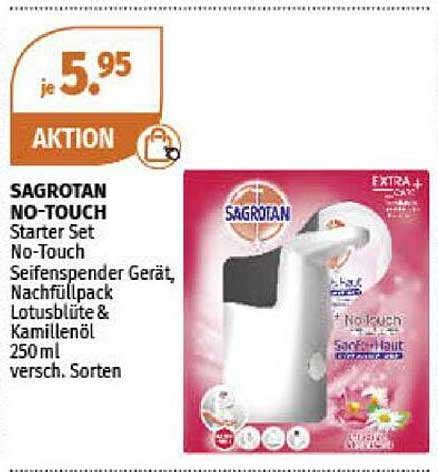 Sagrotan No Touch Starter Set Angebot bei MÜLLER 1Prospekte de