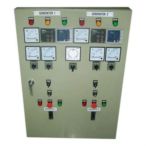 Mild Steel Synchronising Automatic Mains Failure Panel For Export Only