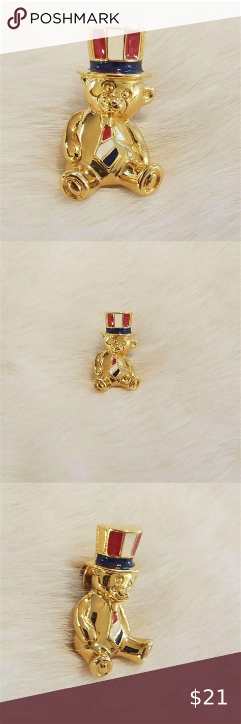 Vintage Avon Usa Bear Pin Lapel Vintage Avon Lapel Pins Vintage