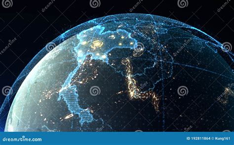 Globe Earth World Space Map Stock Illustration Illustration Of