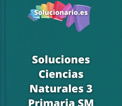 Solucionario Primaria Ciencias Naturales Pdf