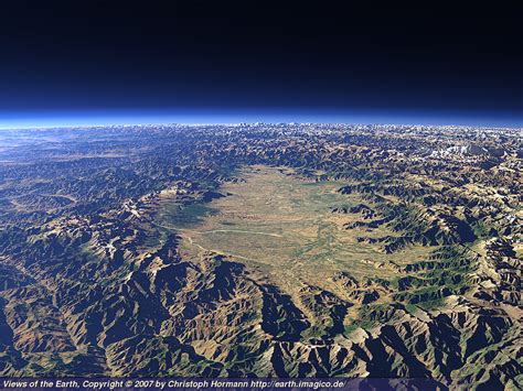 Views of the Earth - The Kashmir Valley from the east