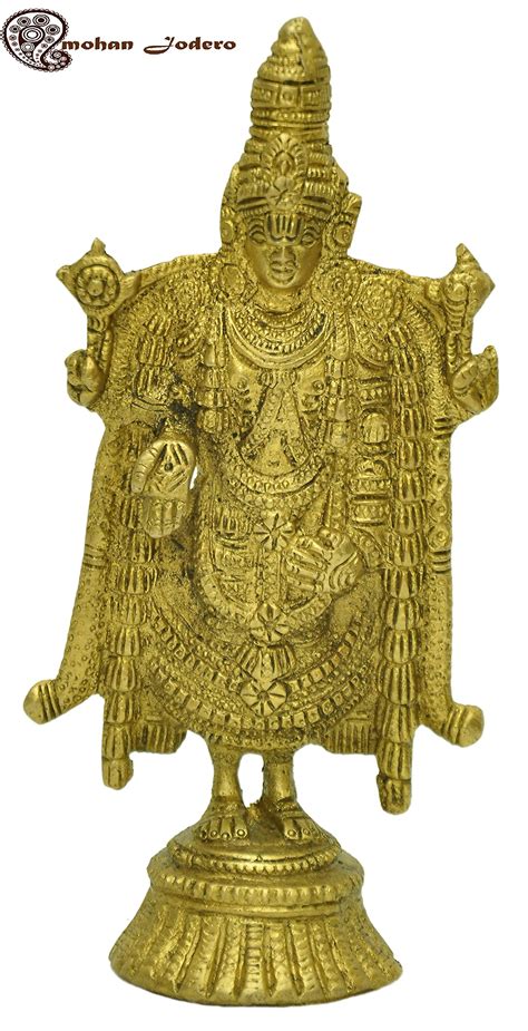 Buy Mohanjodero Elegant Brass Tirupati Balaji Brass Lord Sri