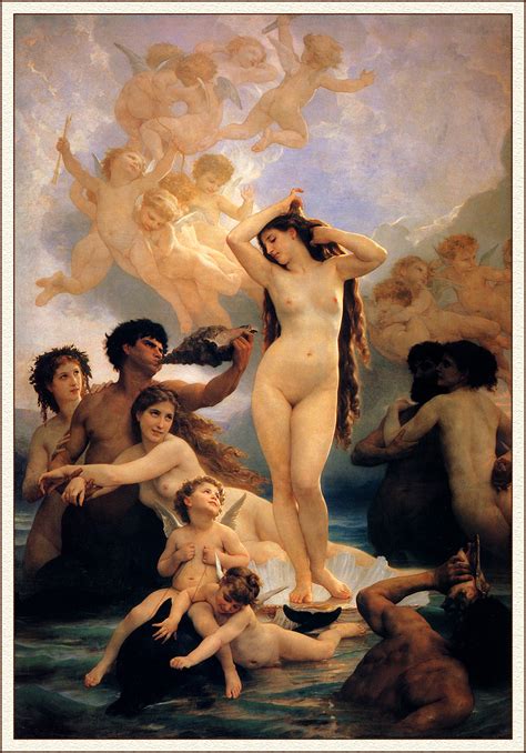 Bs Adolphe William Bouguereau Birth Of Venus Bouguereau Adolphe