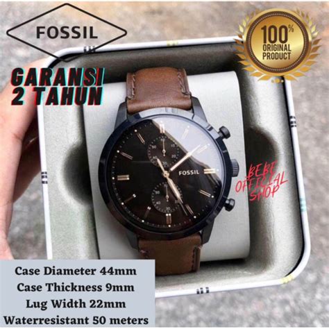 Jual ORIGINAL Jam Tangan Pria FS5437 Townsman Chronograph Brown Jam